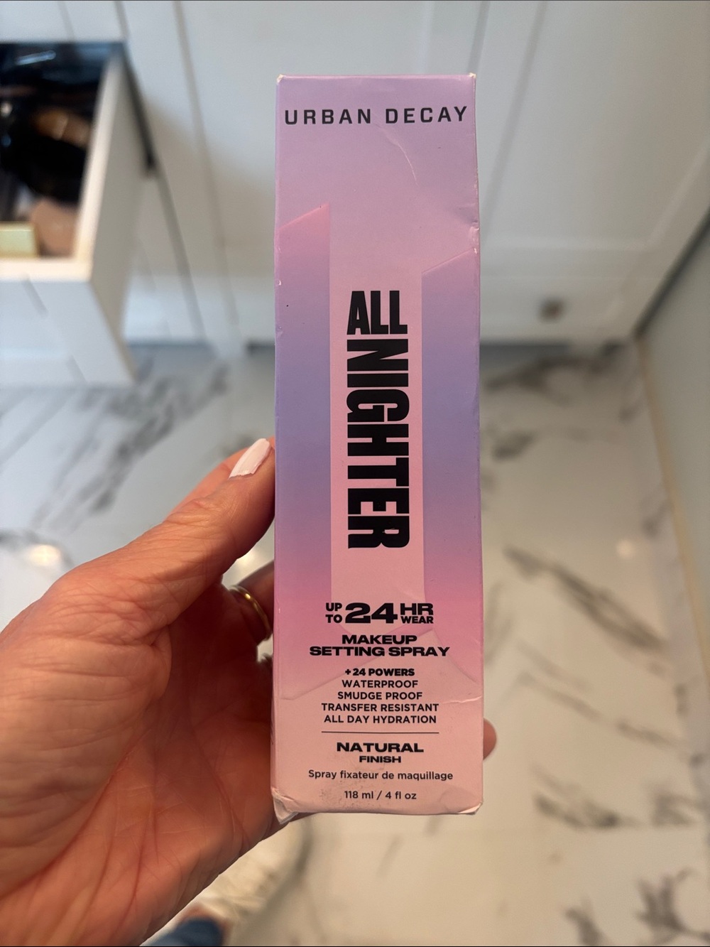 New In Box- Urban Decay All Nighter Makeup Setting Spray - Natural Finish